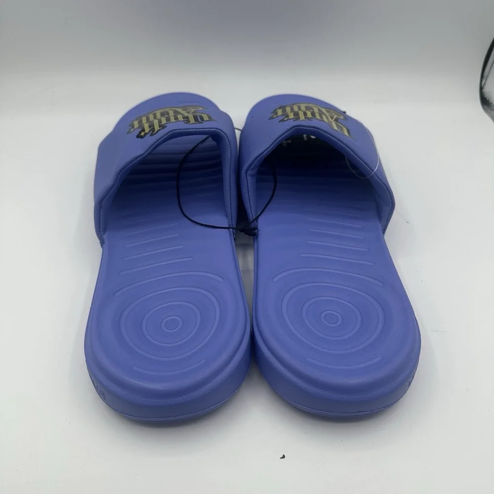 Under Armour Ansa Graphic Logo Slides Mens 13 Lavender Purple Sandal 3024435-402